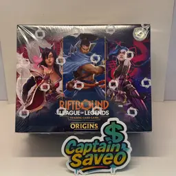 Riftbound League Of Legends: Origins Booster For 1 Pack Ripped Or Shipped Sealed