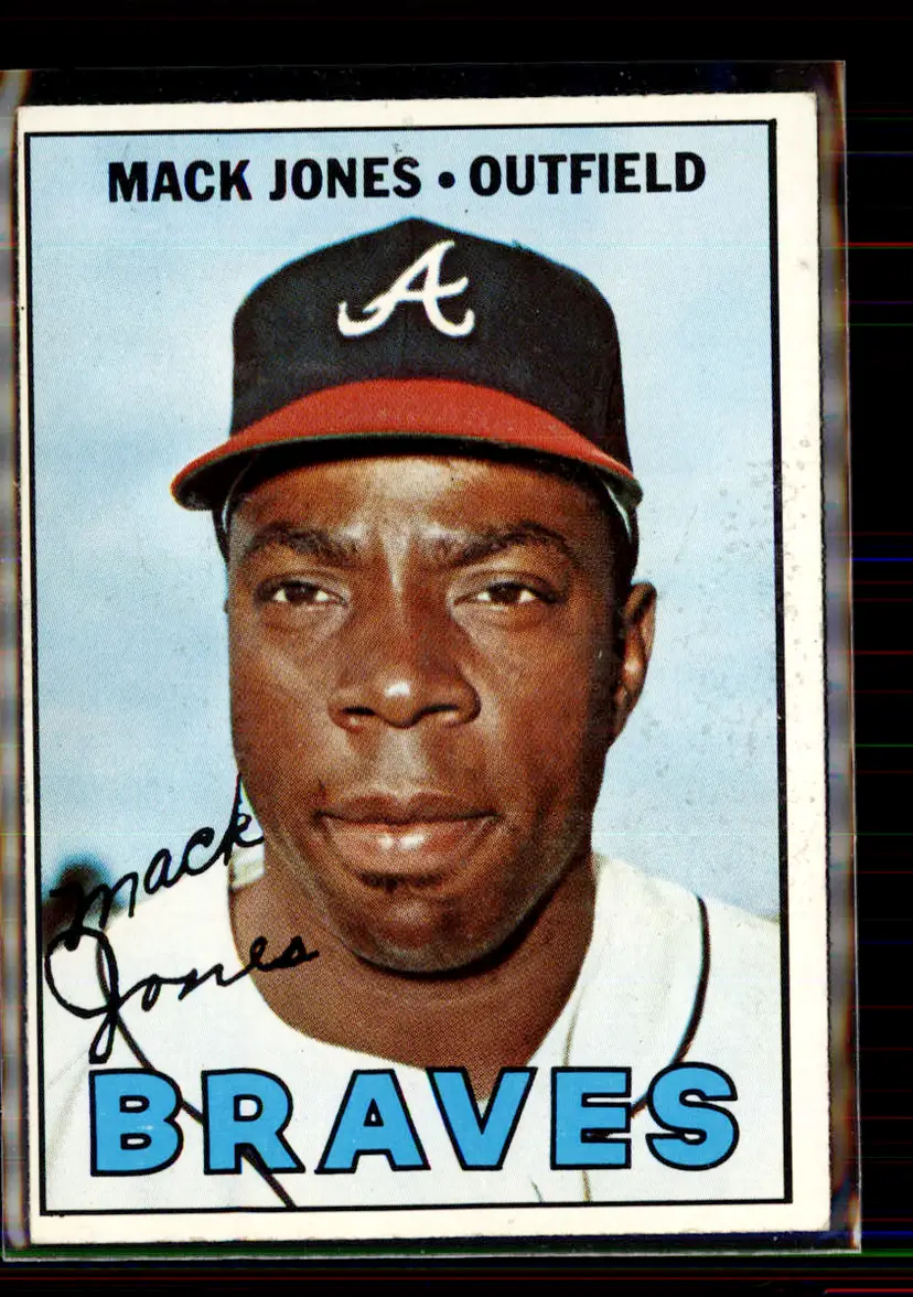 Mack Jones 1967 Topps #435 - Atlanta Braves - (146-191)