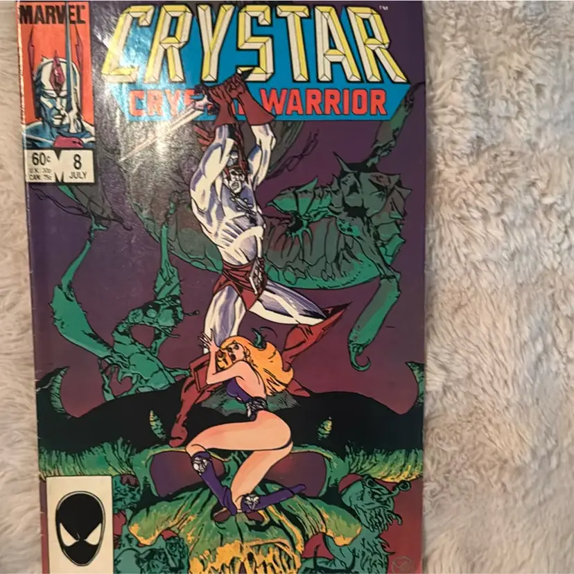 Crystar The Crystal Warrior #8 Marvel Comics 1984 DANZIG Issue Michael Golden