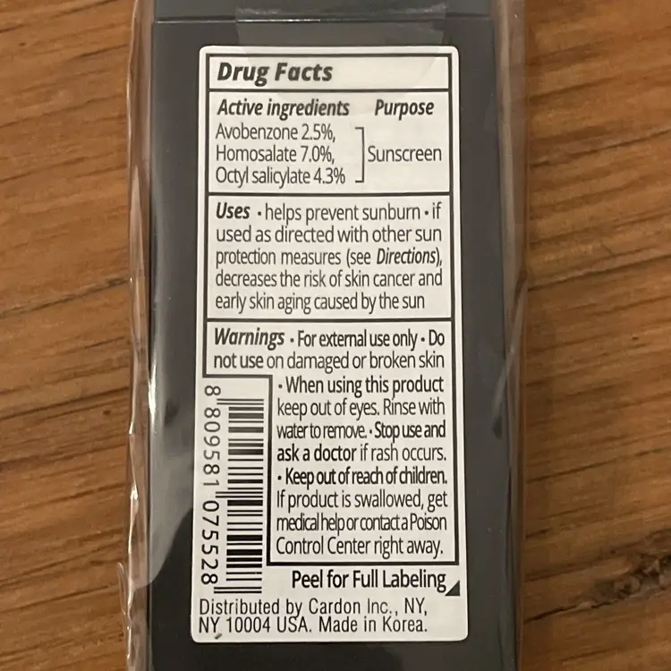Cardon SPF 30 Daily Face Moisturizer Cream for Men Sunscreen NEW