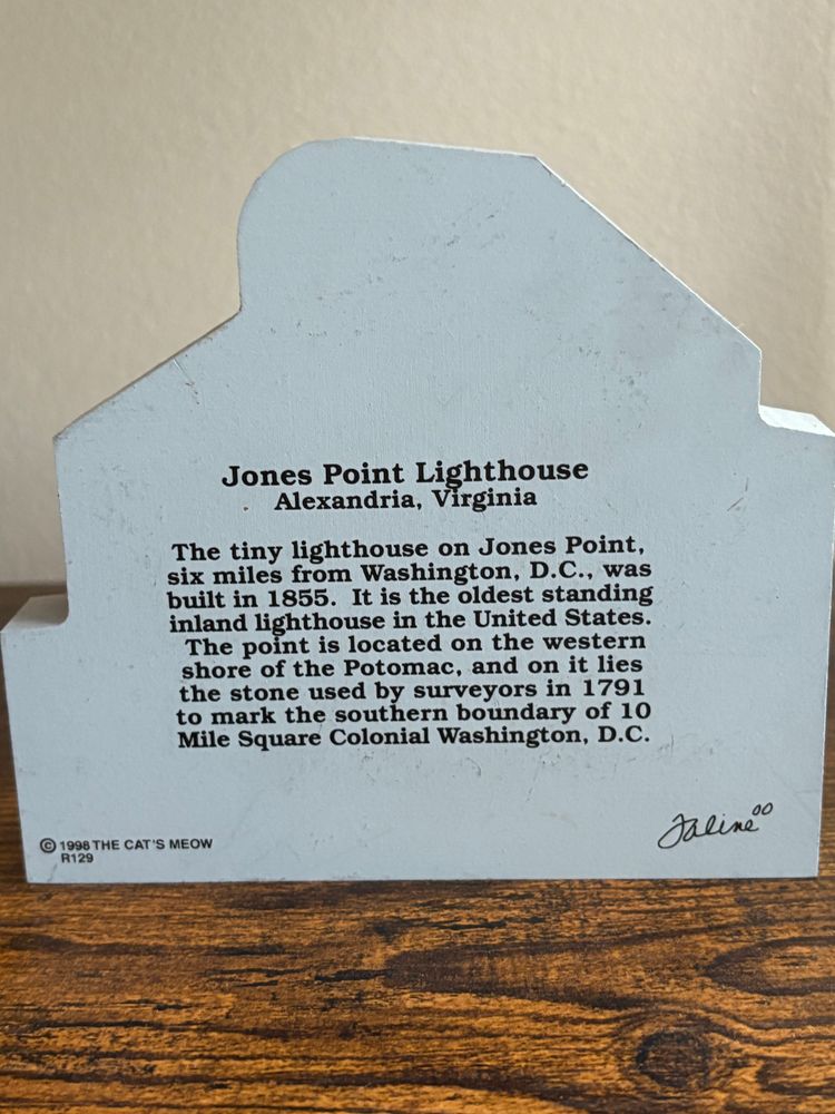 Cat Meow Jones Point Lighthouse Alexandria Virginia
