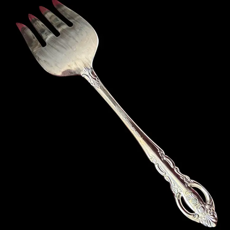 RLM9 Cold Meat Serving Fork Silverplate Royal Limited 8.5”