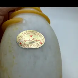 Arte Murano Vase With Applied Glass Swirl