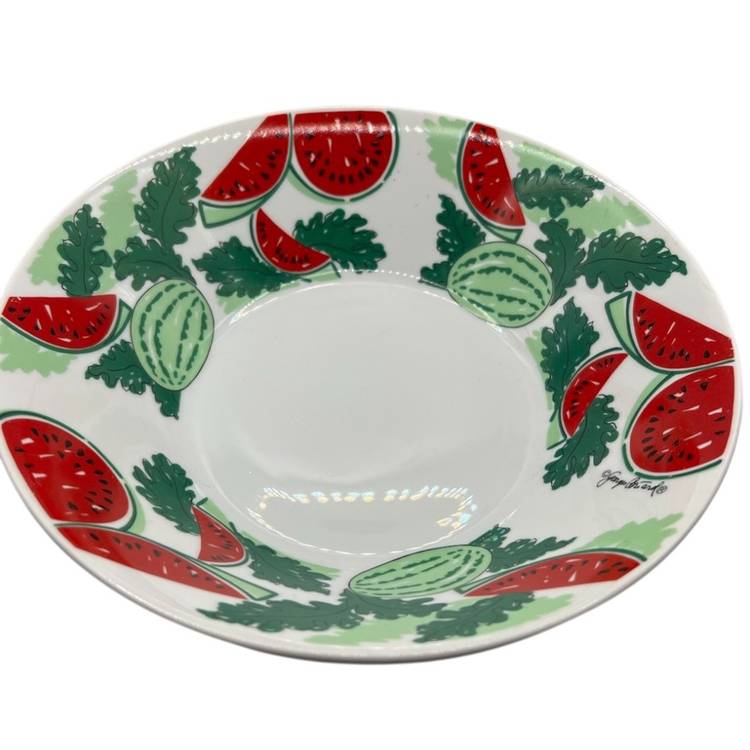 Georges Briard Fine China WATERMELON Serving Bowl 9 1/4”
