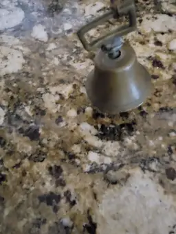 Antique Brass Animal Bell - Small