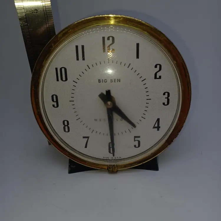Vintage Westclox Big Ben Alarm Clock for Parts or Repair