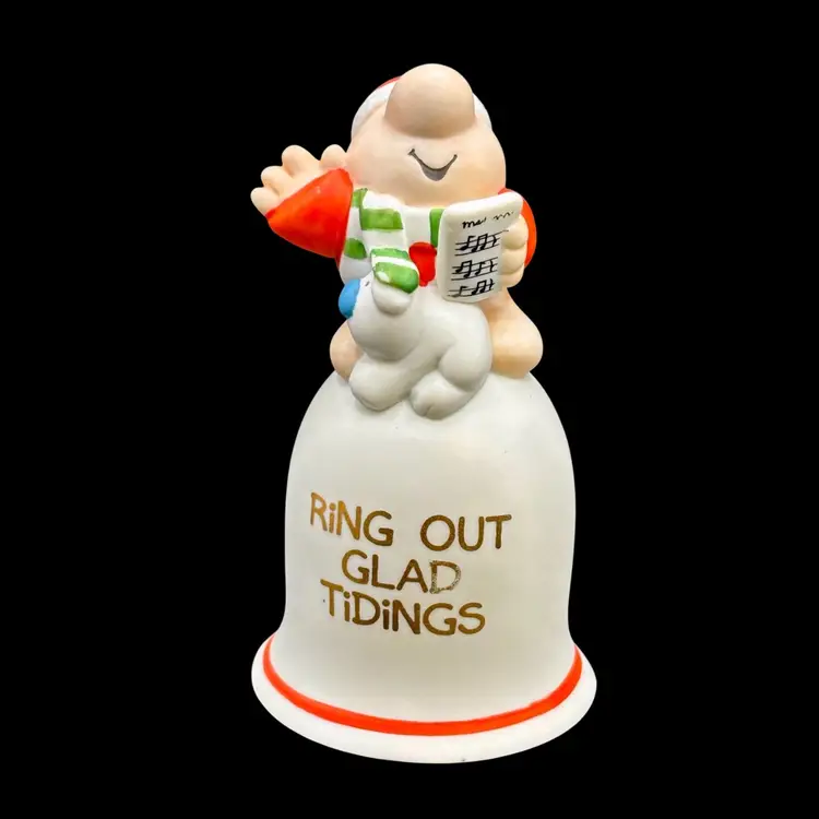 Ziggy “Ring Out Glad Tidings” Christmas Bell 4.5”
