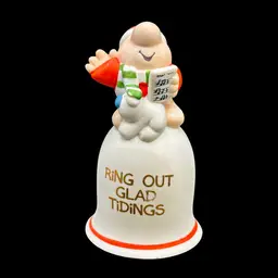 Ziggy “Ring Out Glad Tidings” Christmas Bell 4.5”