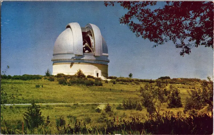 Postcard Palmar Observatory San Diego County California Science Postcard