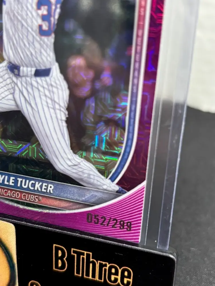 KYLE TUCKER 2025 Bowman Chrome Mega Mojo Ref Magenta /299 #43 Chicago Cubs A1243