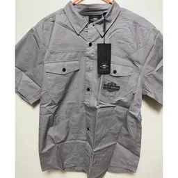 Harley Davidson Button Up T-Shirt, New With Tags Size Xl