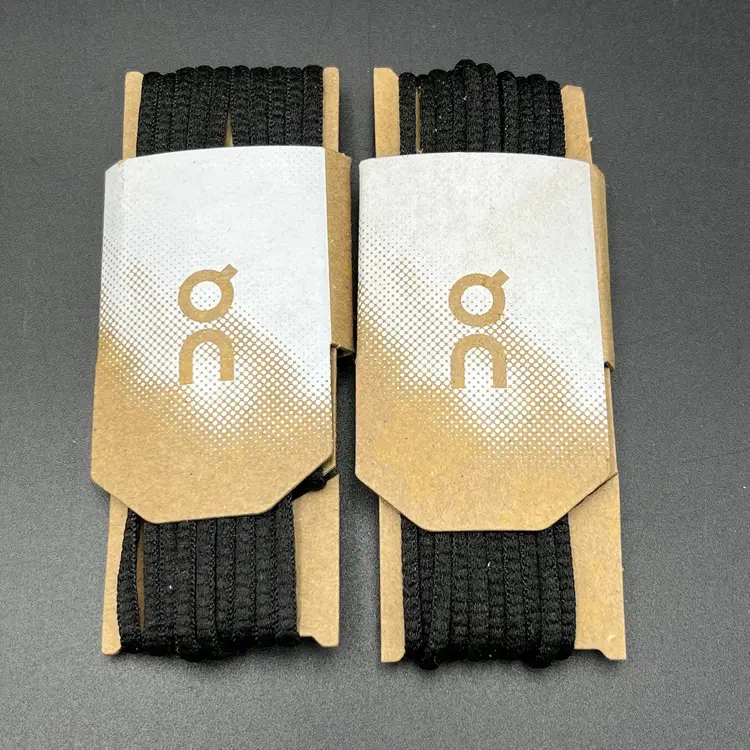 On Cloud Replacement Lot Of 2 Pairs Shoe Laces BLACK For Running Shoes New