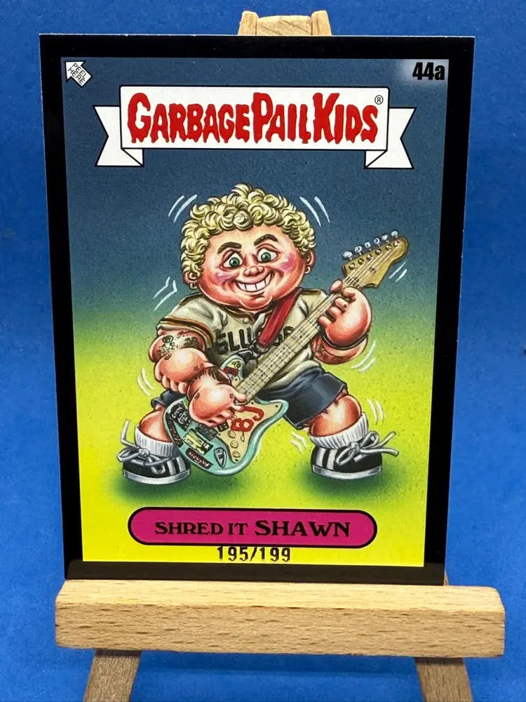 2025 Green Day Garbage Paul Kids GPK Shred It Shawn #44a Black Border /199 A64