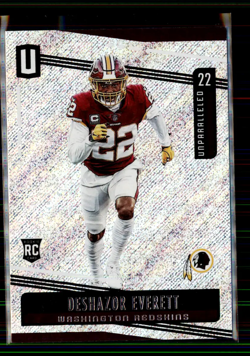 Deshazor Everett 2019 Panini Unparalleled #118 - Washington Redskins - (147-342)