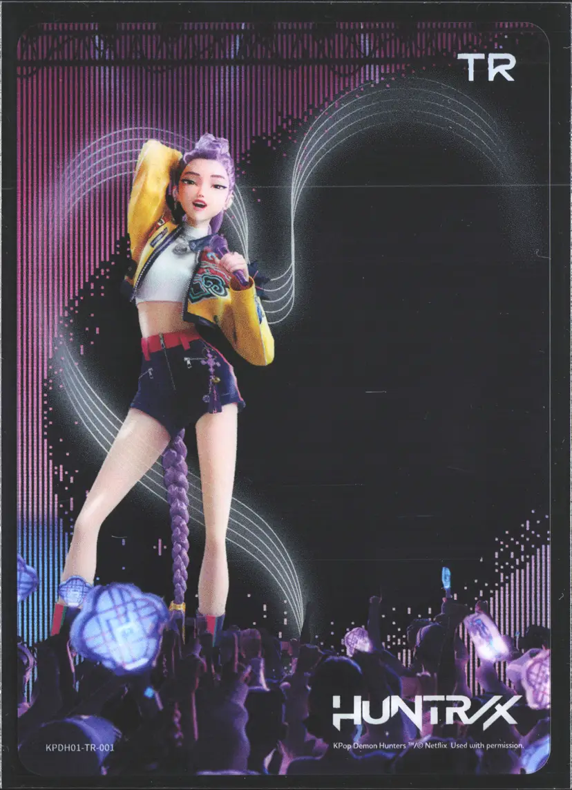 Rumi HUNTR/X Translucent Stage KPop Demon Hunters Trading Card TR-001