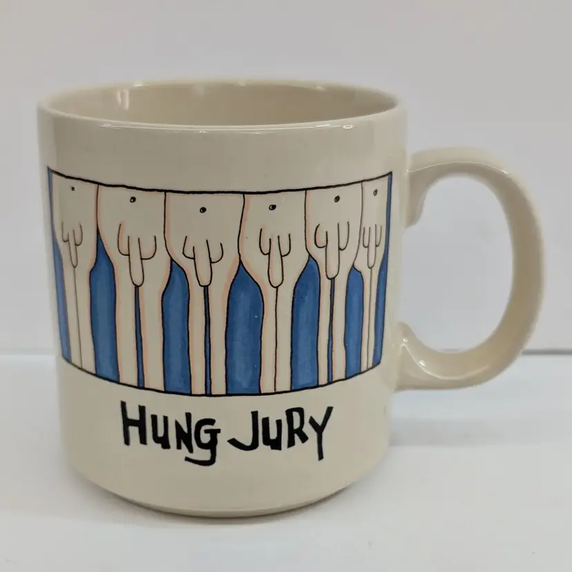 Vintage John Lamb Funny Mug Hung Jury Novelty Naughty Penis Coffee Tea by Papel