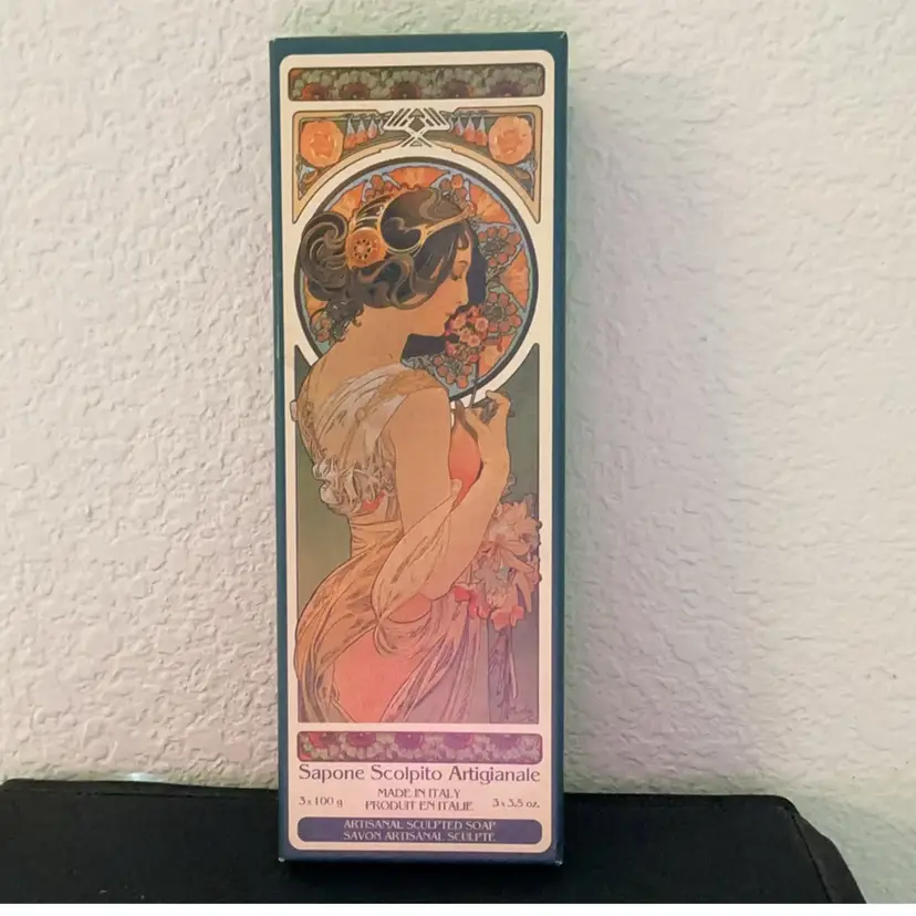 VTG Athena's Italian Body Bar Soap Boxed Set of 3 Artisan Made