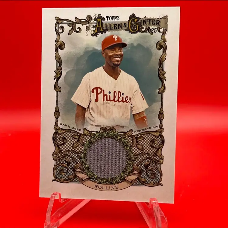 Jimmy Rollins 2025 Topps Allen & Ginter Full Size Relic Philadelphia Phillies
