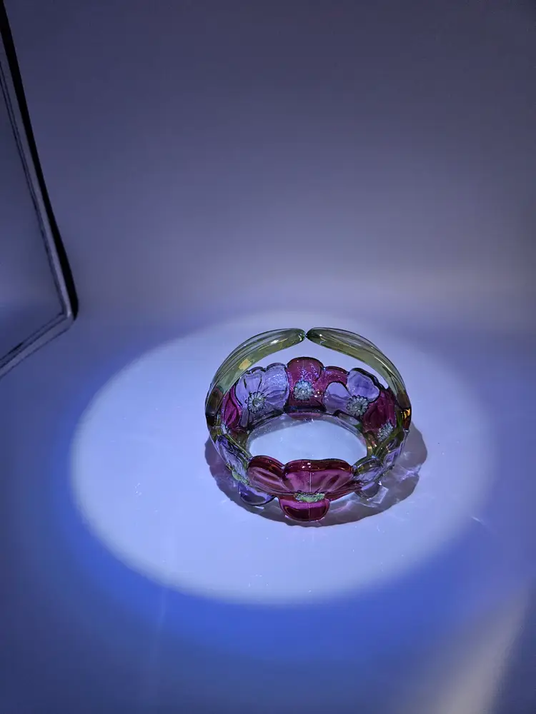 #TR54 Westmoreland Red Floral Basket