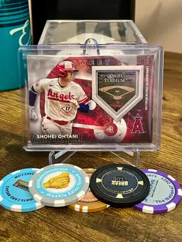 2024 Topps Series 1 Home Sweet Home Shohei Ohtani Stadium Medallion Card /299