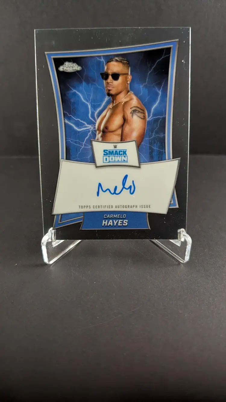 Carmelo Hayes 2025 WWE Topps Chrome Insert Lot