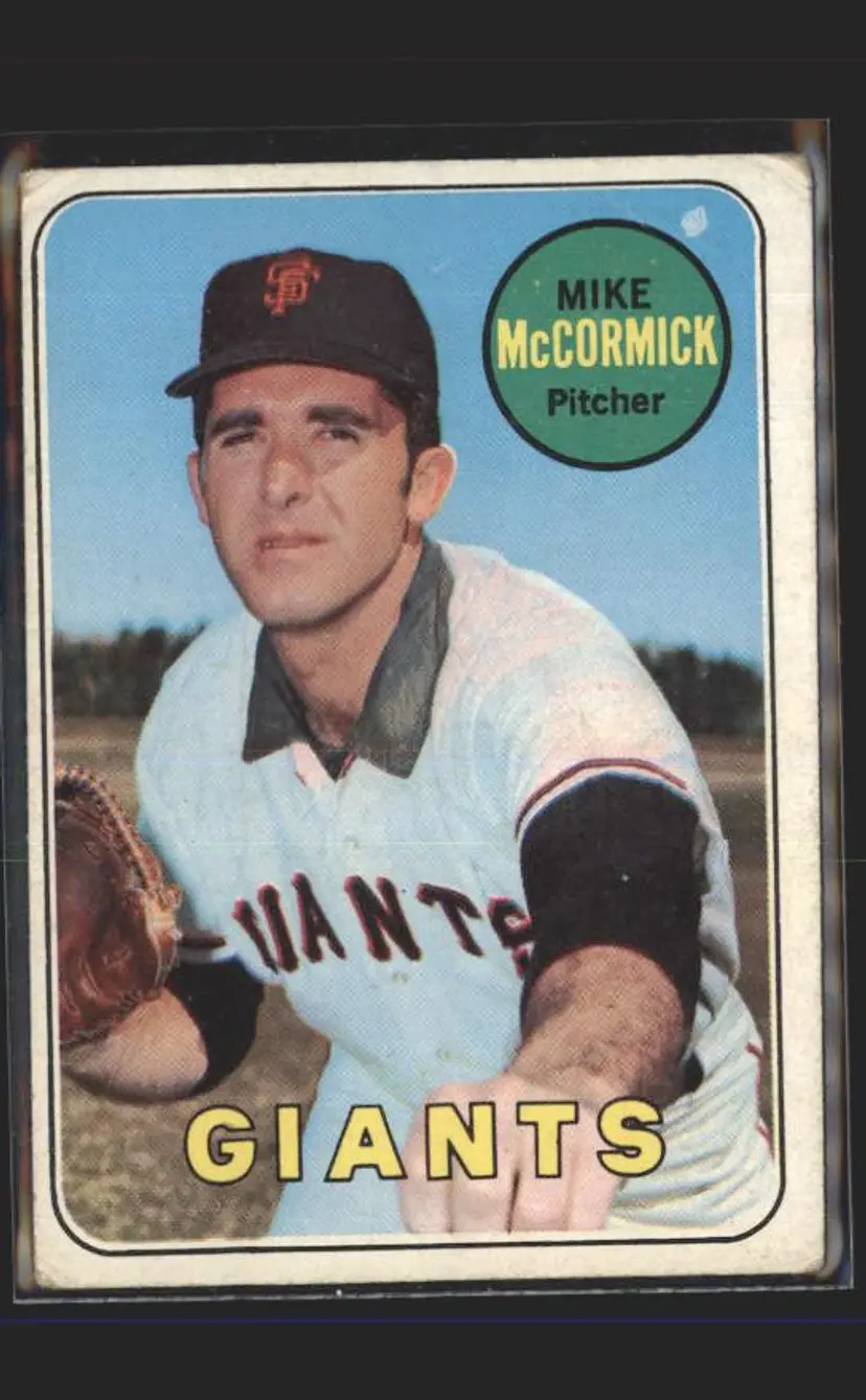 1969 Topps #517 Mike McCormick - (137) - San Francisco Giants