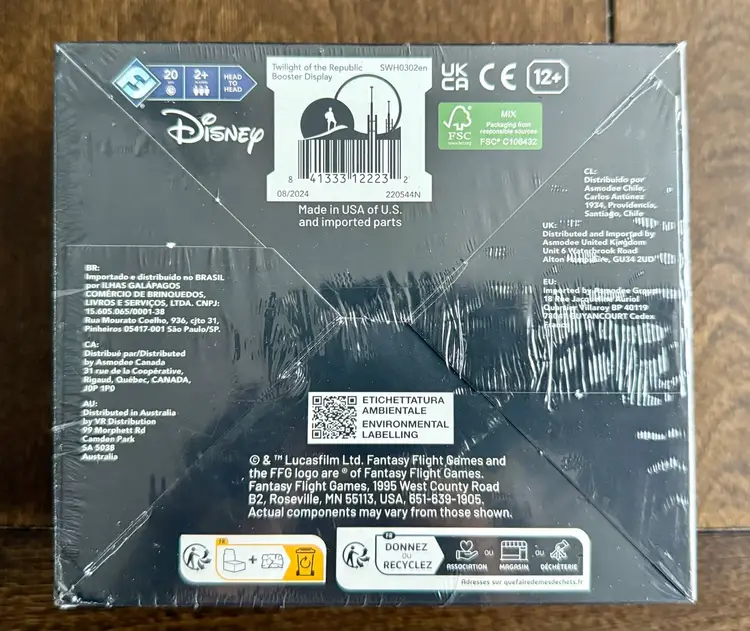 Star Wars Unlimited: Twilight of the Republic - Sealed Booster Box