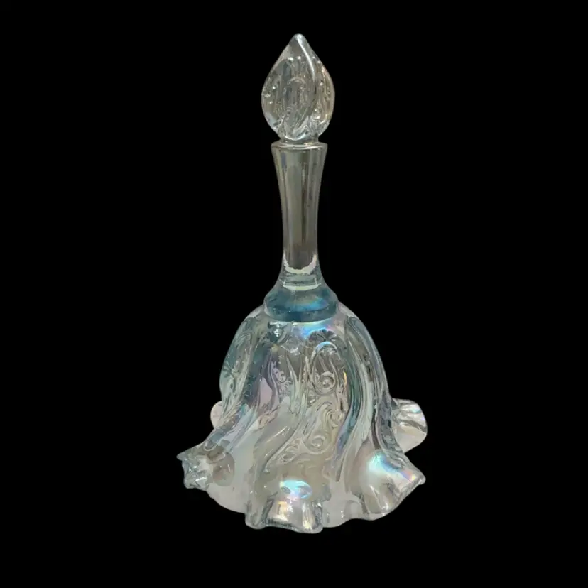 Fenton Opalescent Carnival Glass Bell 6.75” x 4”-READ