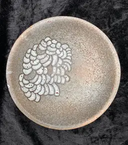 Vintage Adriano Leverone (Italy) Ceramic Bowl, Inscription and Signature