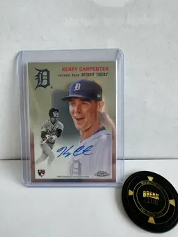 Kerry Carpenter Auto 2023 Platinum Anniversary- Detroit Tigers 