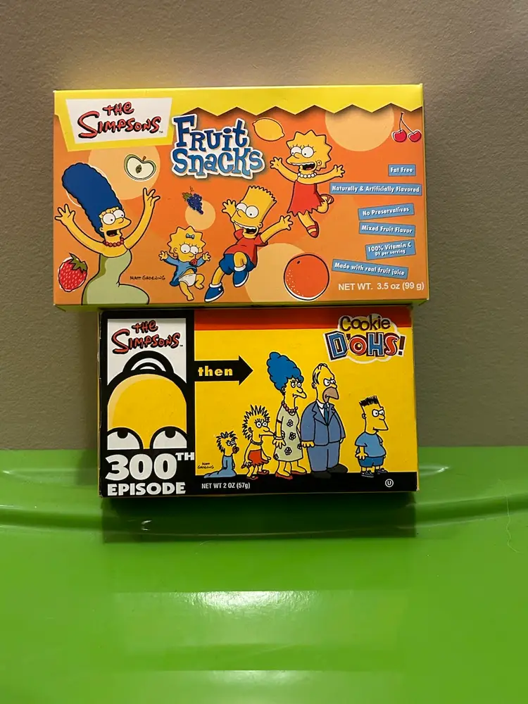 The Simpsons Fruit Snacks & Cookies