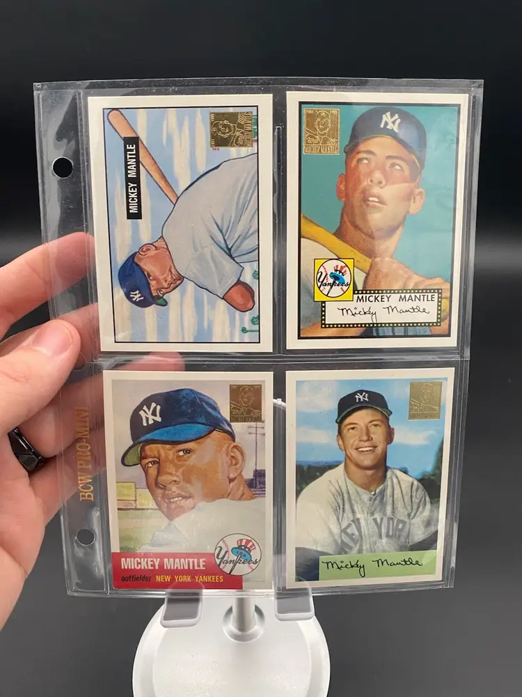 Topps 1996 MLB Complete Mickey Mantle Commemorative Set of 19 Trading Cards