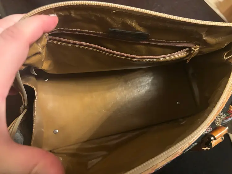 Mary Ann Rosenfeld Vintage Tapestry Floral Shoulder Bag