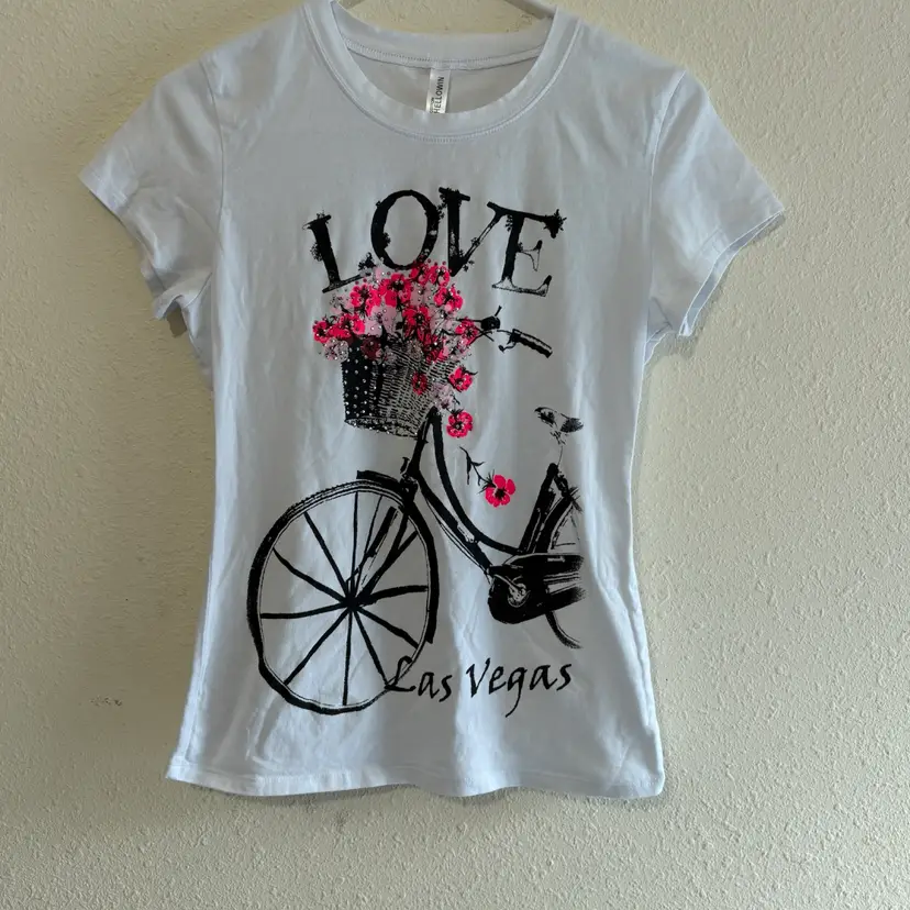 056. Love Las Vegas Bike Tee Shirt