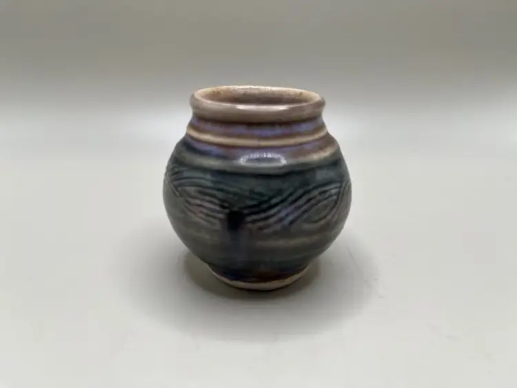 Small Signed Wheel-Thrown Studio Pottery Vase