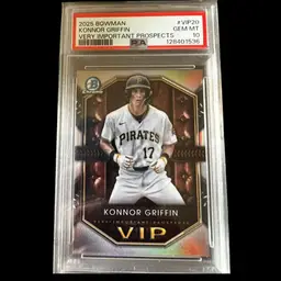 Konnor Griffin 2025 Bowman VIP PSA 10