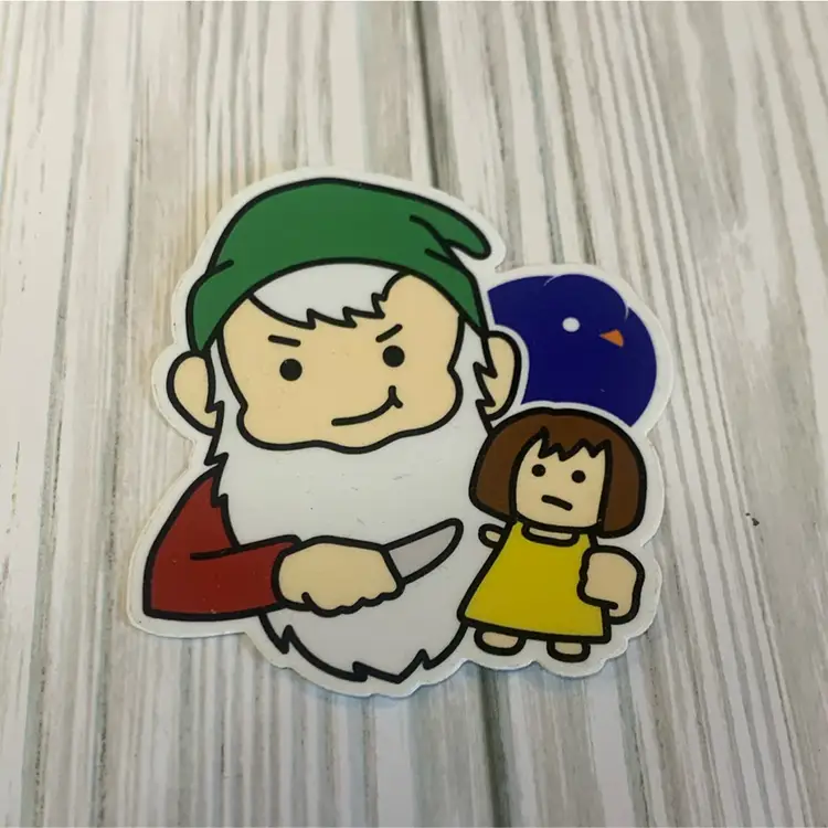 Fat Bird Finds “murder Elf” Sticker - Nice Vinyl 3” Sticker