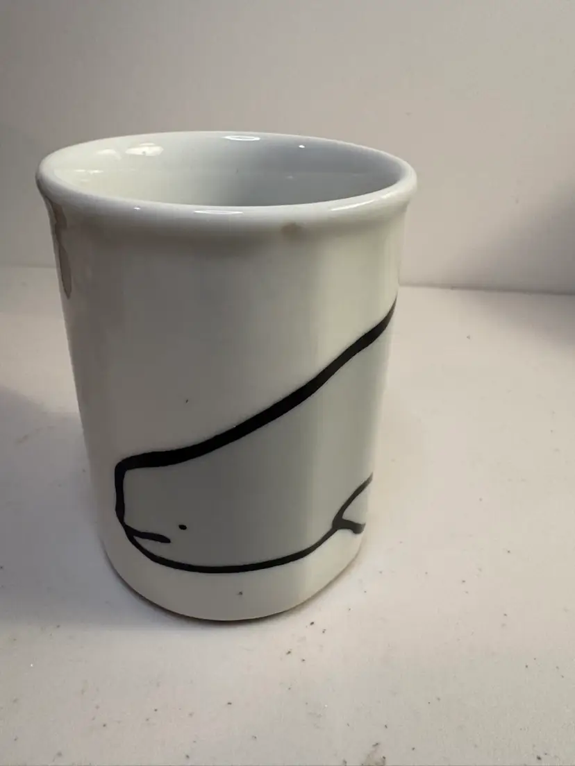 Marc Tetro Gray Whale Mug Cup Danesco Cottage Core Nature 10oz