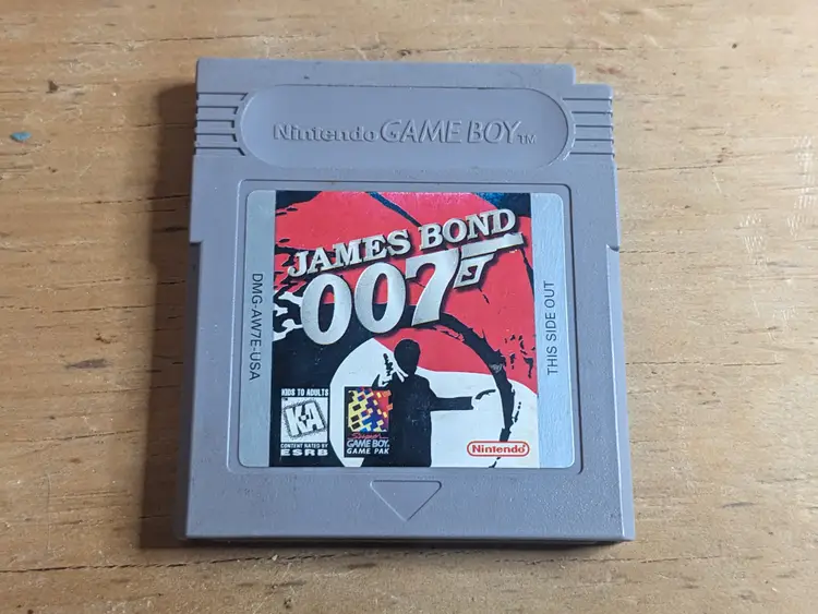 James Bond 007 Nintendo GameBoy Original