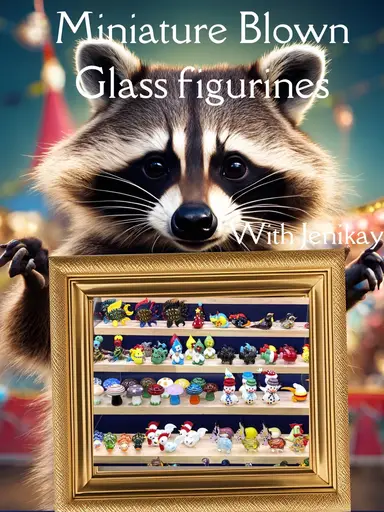 Customer appreciation sale Blown Glass Miniature Figurine Sale 3/$18