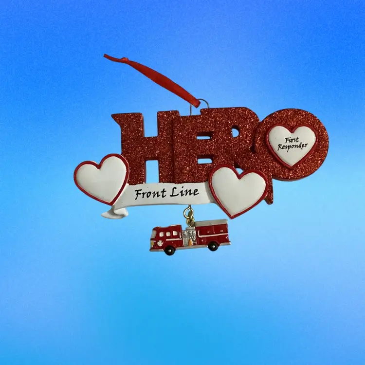 Fireman, first responder ornament