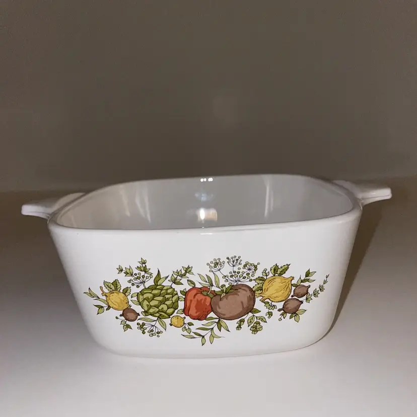 Vintage Corning Ware Spice of Life P 43 B Casserole Baking Dish 2 3/4 cup No Lid