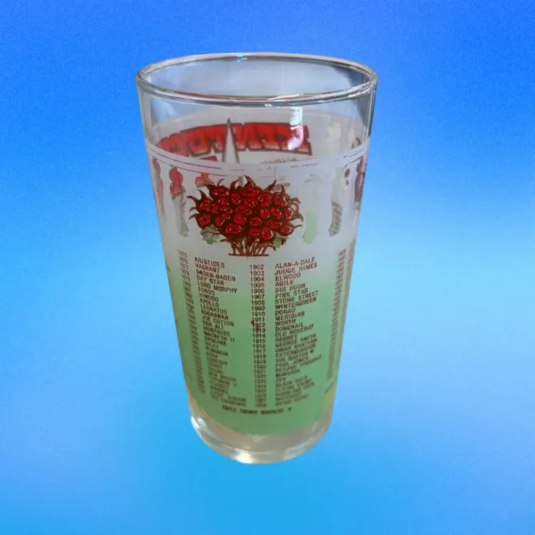 Kentucky Derby Glass 1978