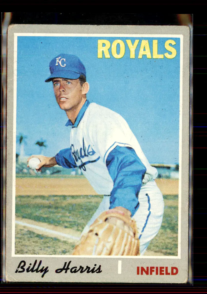 Billy Harris 1970 Topps #512 - Kansas City Royals - (146-79)