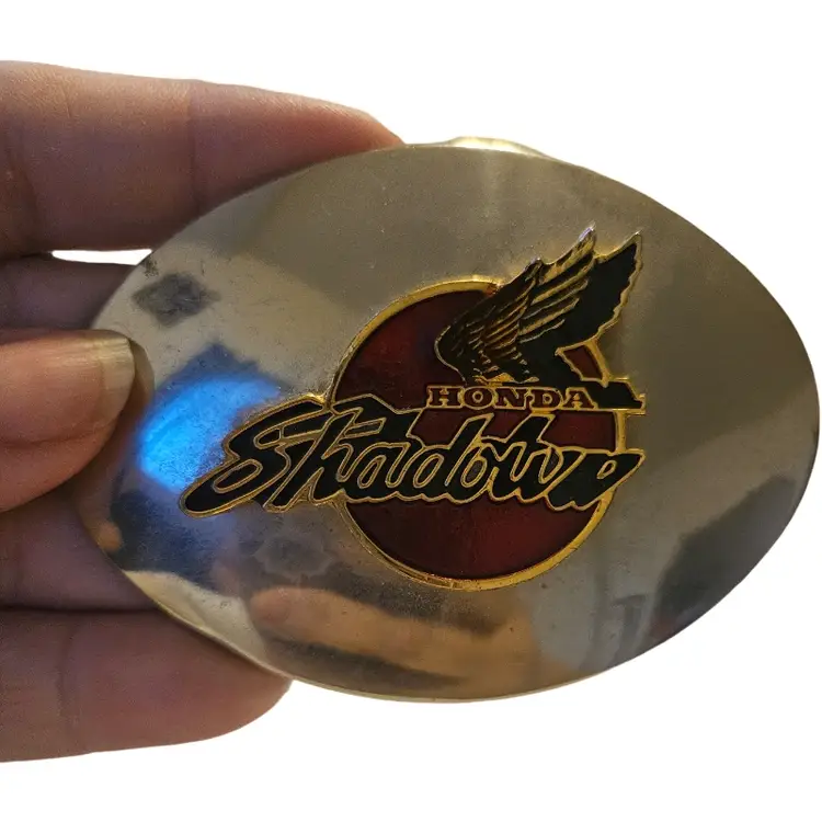 vintage Honda Shadow motorcycle belt buckl