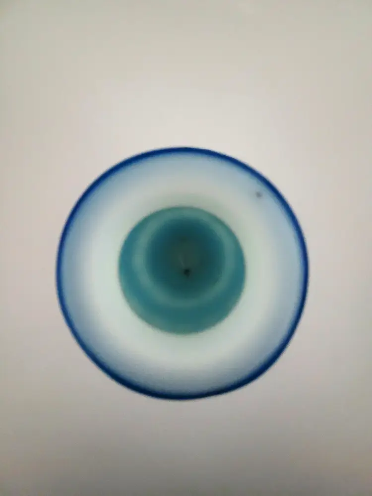 Vintage Chinese Baluster Shape Hexagonal/Honeycomb Handblown Vase