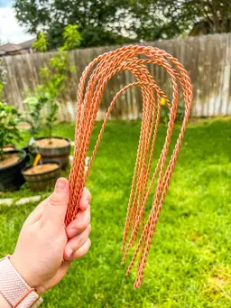 Copper - 3 Pack - Aluminum Wire Trellis 12”-13”