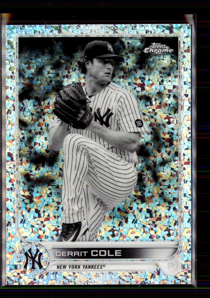 Gerrit Cole 2022 Topps Chrome Speckle Refractor #179 - New York Yankees - (147-273)