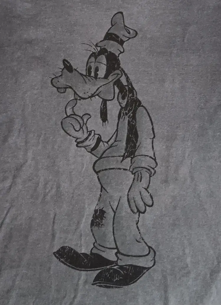 vintage single stitch Goofy t shirt Disney Store Mickey Mouse Donald Duck Minnie
