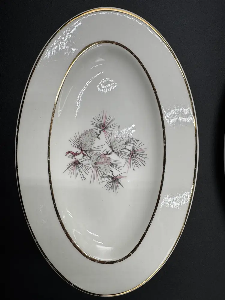 Set of 2 Relish Plates, Princess, Cunningham & Pickett